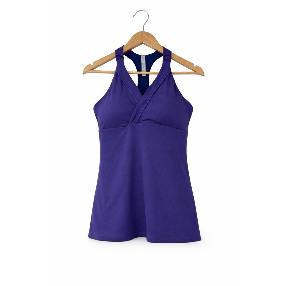 Lululemon Deep Breath Tank Top Purple Racerback Size 12